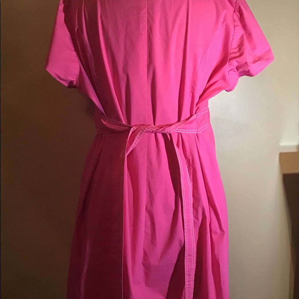 Women’s size extra large motherhood maternity dress hot pink - Picture 9 of 10